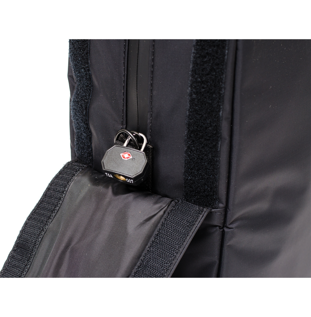 Black Smell Proof Backpack With Lock, High Quality